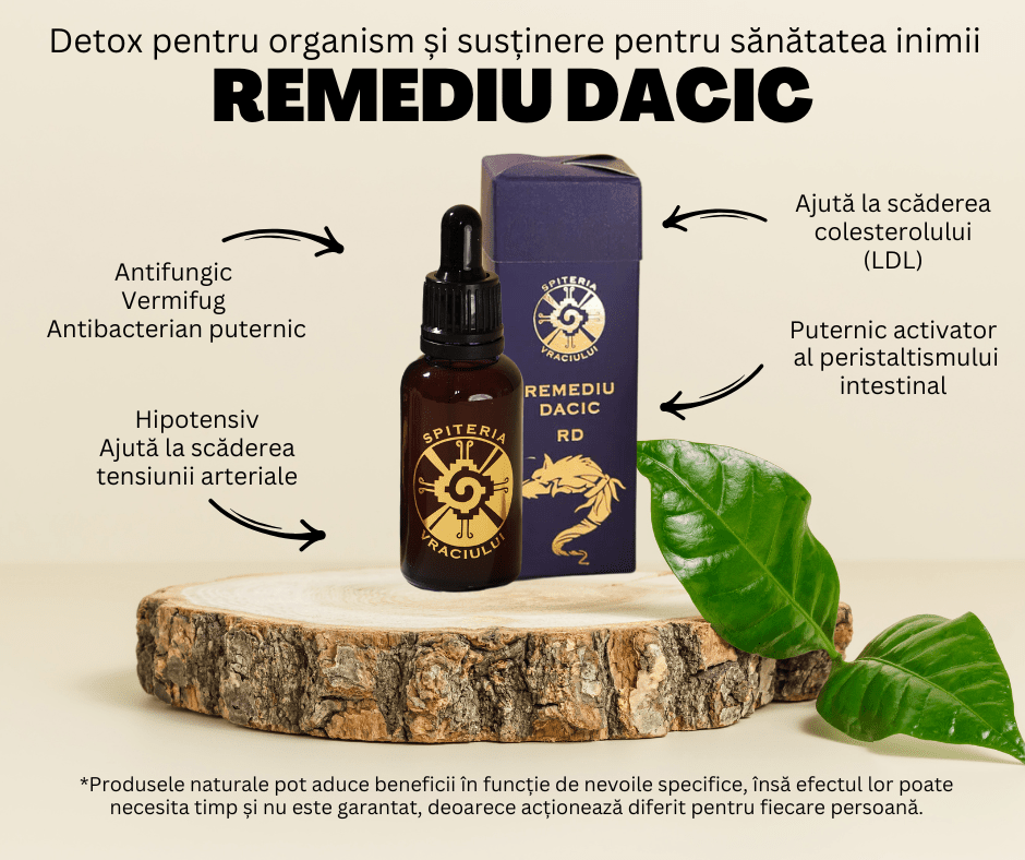 Remediu Dacic - RD - Colesterol și tensiune sub control