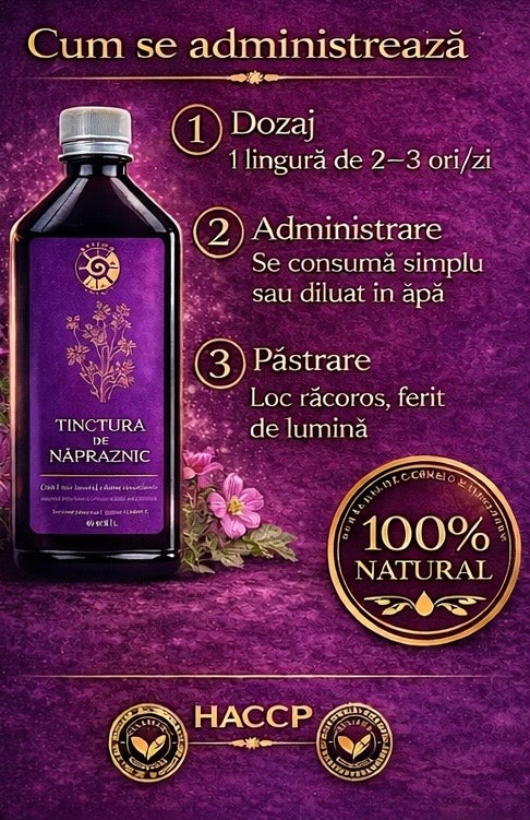 Tinctură de Năpraznic – Sănătate Feminină și Susținere Naturală | 500ml - Spiteria Vraciului