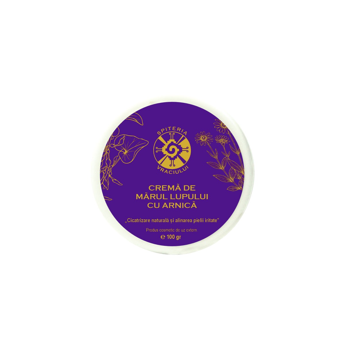 Rețeta Bătrânească cu Mărul Lupului și Arnică — Cremă Cicatrizantă Naturală 100g - Spiteria Vraciului