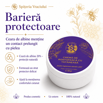 Cremă pentru regenerarea pielii de Rostopască si Tătăneasă - Spiteria Vraciului