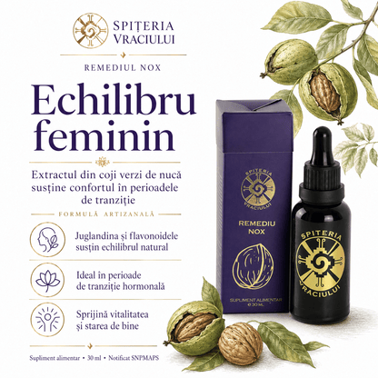 Remediu Natural Tiroidă și Menopauză – NOX Sănătate Feminină | 30ml - Spiteria Vraciului