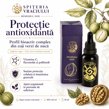 Remediu Natural Tiroidă și Menopauză – NOX Sănătate Feminină | 30ml - Spiteria Vraciului