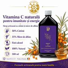 Leac Bătrânesc pentru Imunitate – Sirop de Cătină Natural | 500ml - Spiteria Vraciului
