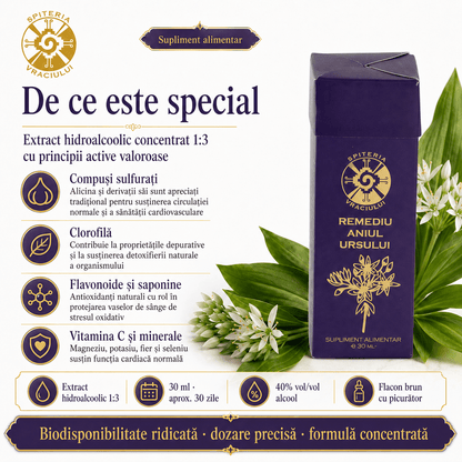 Remediu Natural Inimă și Circulație – ANIUL URSULUI | 30ml - Spiteria Vraciului