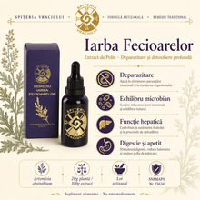 Remediu Natural Deparazitant – IARBA FECIOARELOR | 30ml - Spiteria Vraciului