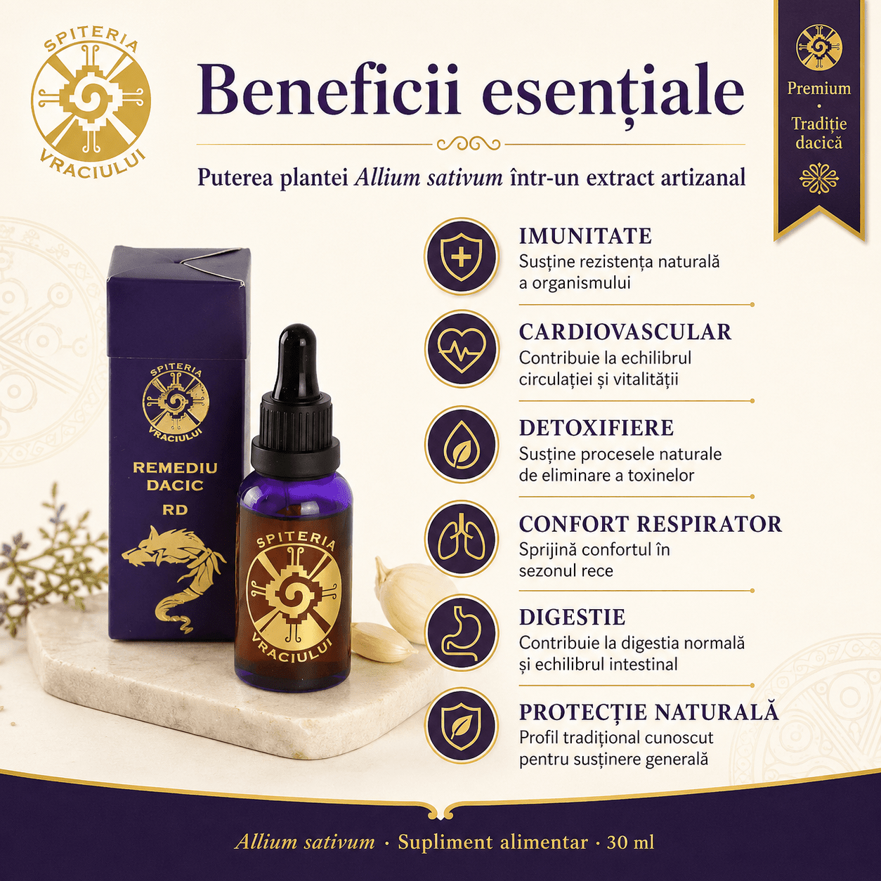 Remediu Natural Deparazitant și Antibiotic – Remediu Dacic RD | Extract de Aniu - Spiteria Vraciului