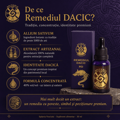 Remediu Natural Deparazitant și Antibiotic – Remediu Dacic RD | Extract de Aniu - Spiteria Vraciului