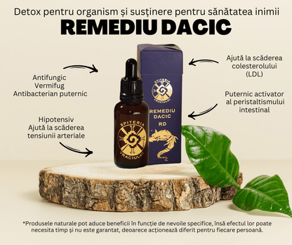 Remediu Dacic - RD - Colesterol și tensiune sub control