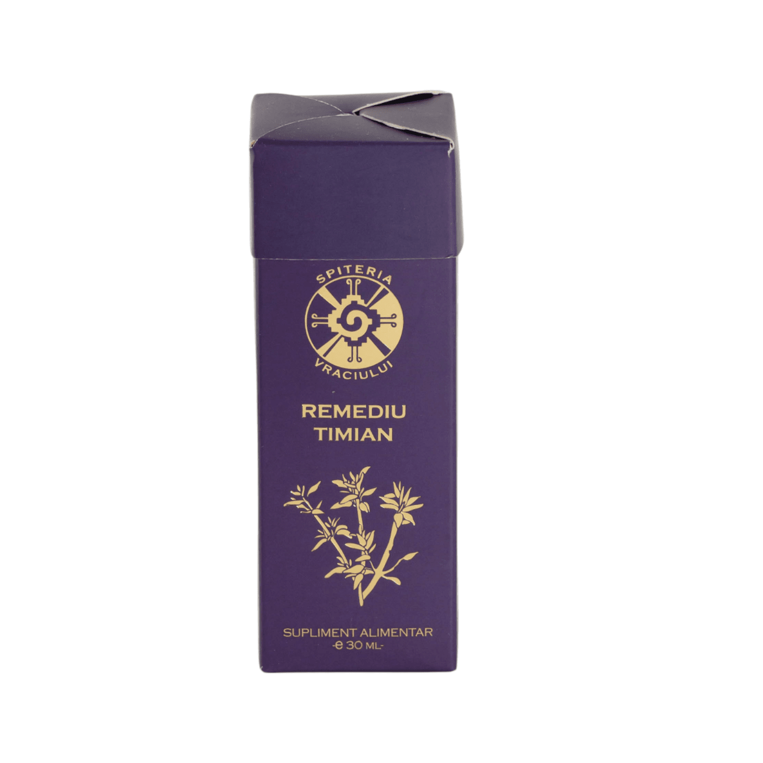 Remediu Natural Plămâni, Astm și Sechele Pulmonare – TIMIAN | 30ml - Spiteria Vraciului