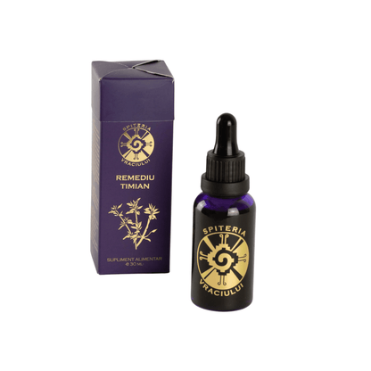 Remediu Natural Plămâni, Astm și Sechele Pulmonare – TIMIAN | 30ml - Spiteria Vraciului