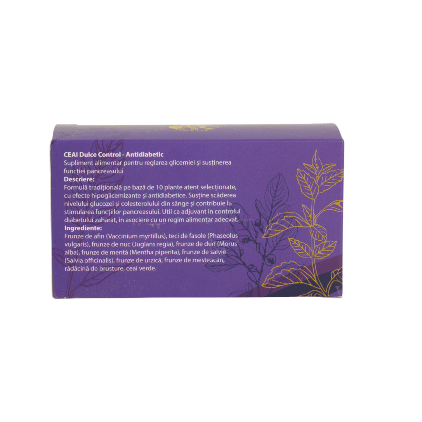 Ceai Natural pentru Glicemie și Diabet – Dulce Control - Spiteria Vraciului