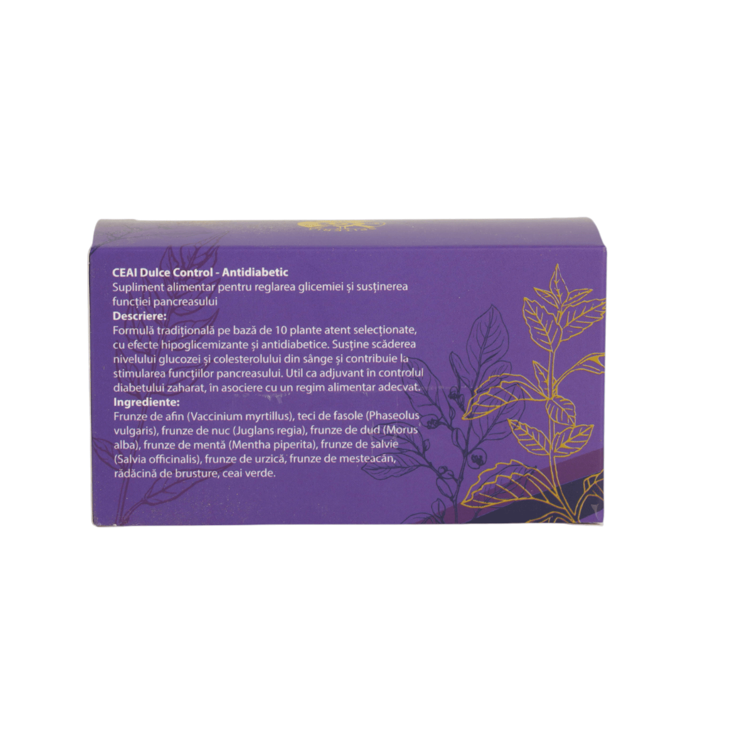 Ceai Natural pentru Glicemie și Diabet – Dulce Control - Spiteria Vraciului